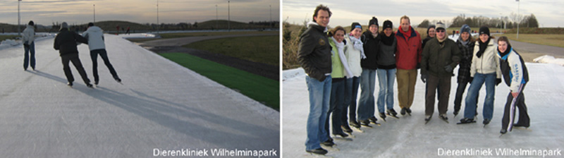 In 2009 zijn we gaan schaatsen op Flevonice in de Flevopolder
